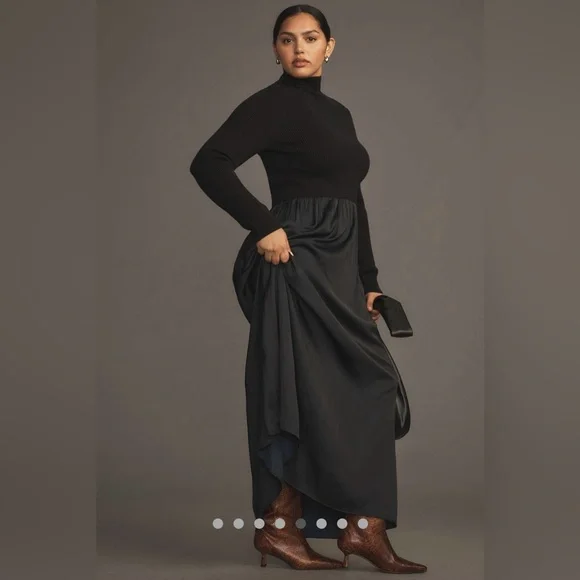 Anthropologie | Dresses | Anthropologie Black Twofer Turtleneck Long Sleeve Dress X | Poshmark Anthropologie | Dresses | Anthropologie Black Twofer Turtleneck Long Sleeve Dress X | Poshmark